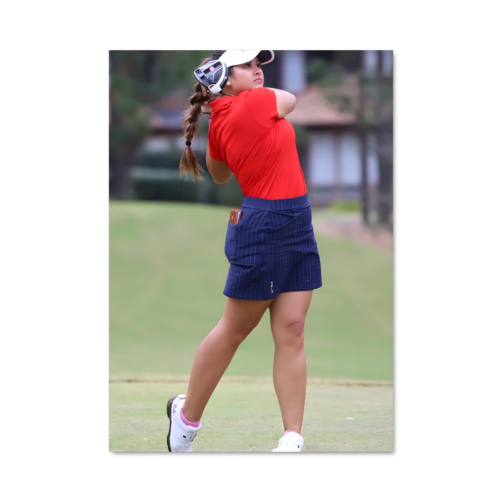 Poster Lilia swing – affiche Golf